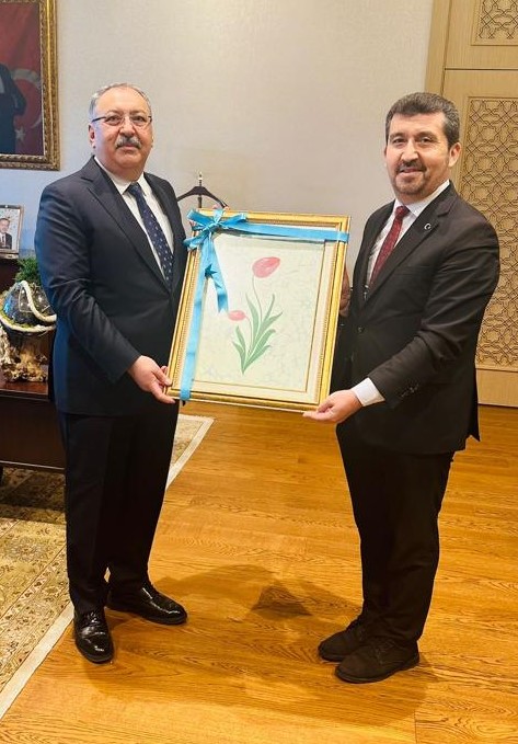 Genel Başkan Arıcan, Cumhurbaşkanlığı İdari İşler Başkanı Kıratlı'yı ziyaret etti