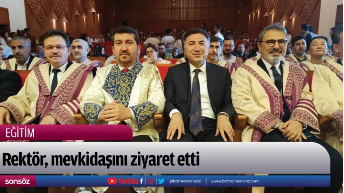 Rektör, mevkidaşını ziyaret etti