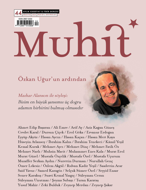 Muhit Dergisinin 34. Sayısı Yayımlandı (Ağustos, 2023)