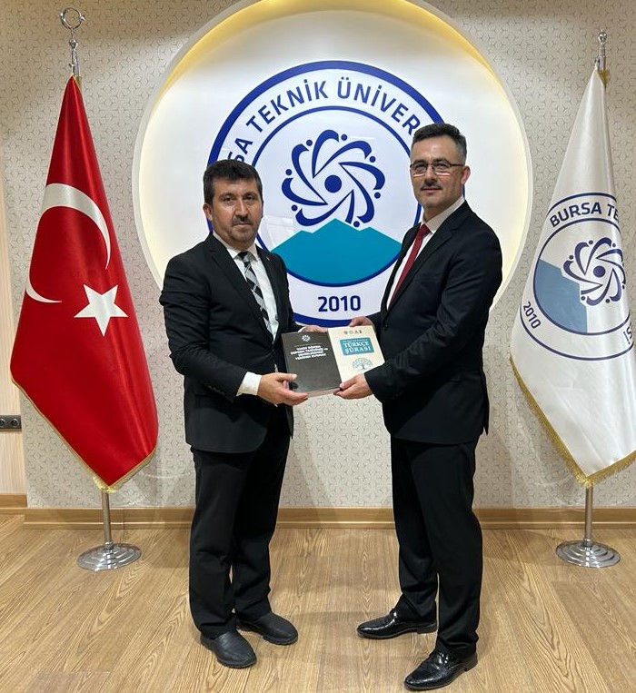 Genel Başkan Arıcan Rektör Çağlar’ı ziyaret etti