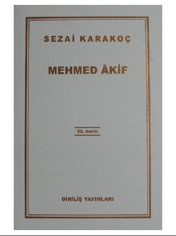 Sezai Karakoç’un Gözünden Mehmet Akif Ersoy