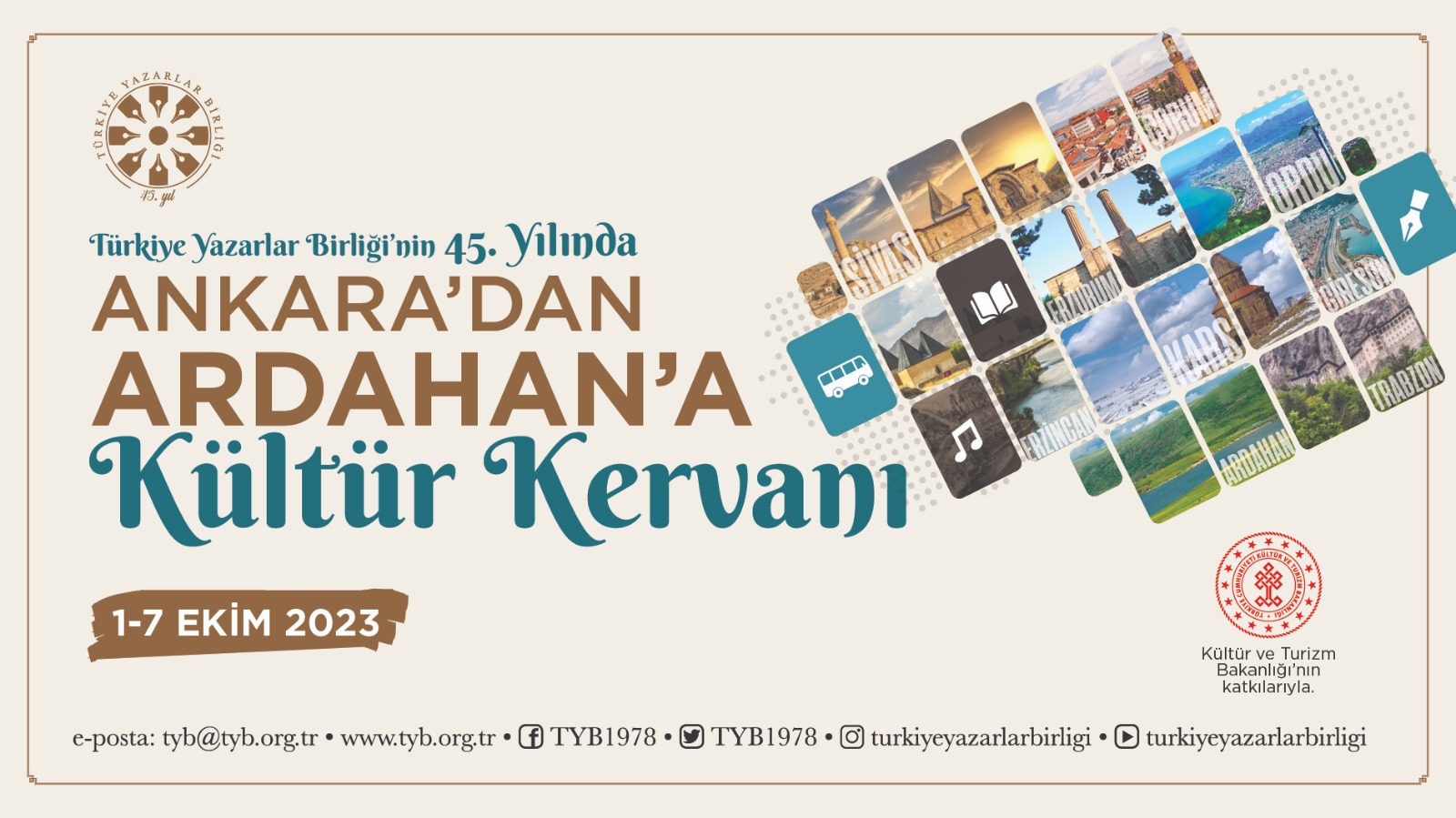 Ankara’dan Ardahan’a Kültür Kervanı Başlıyor!