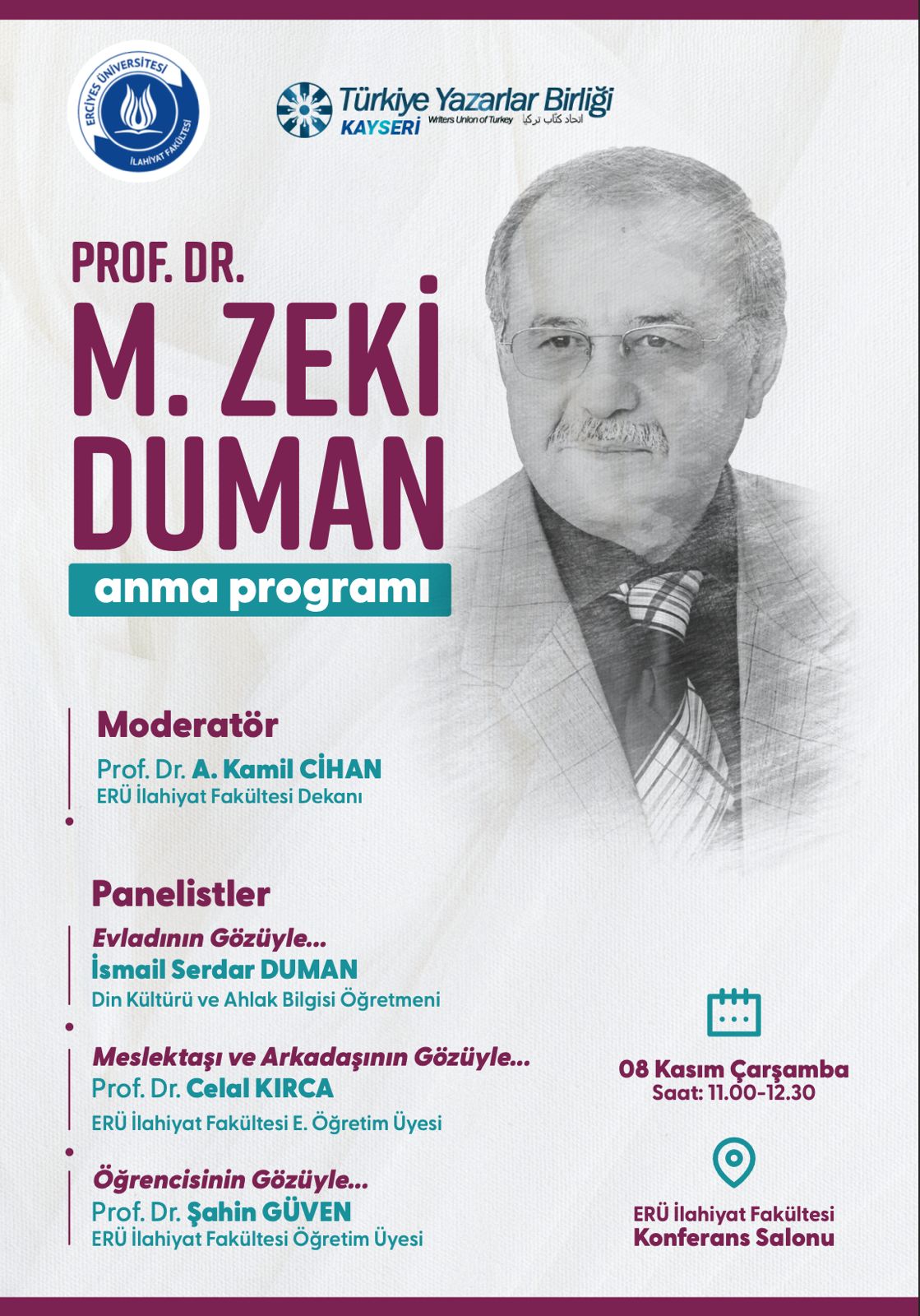PROF. DR. ZEKİ DUMAN ANILACAK