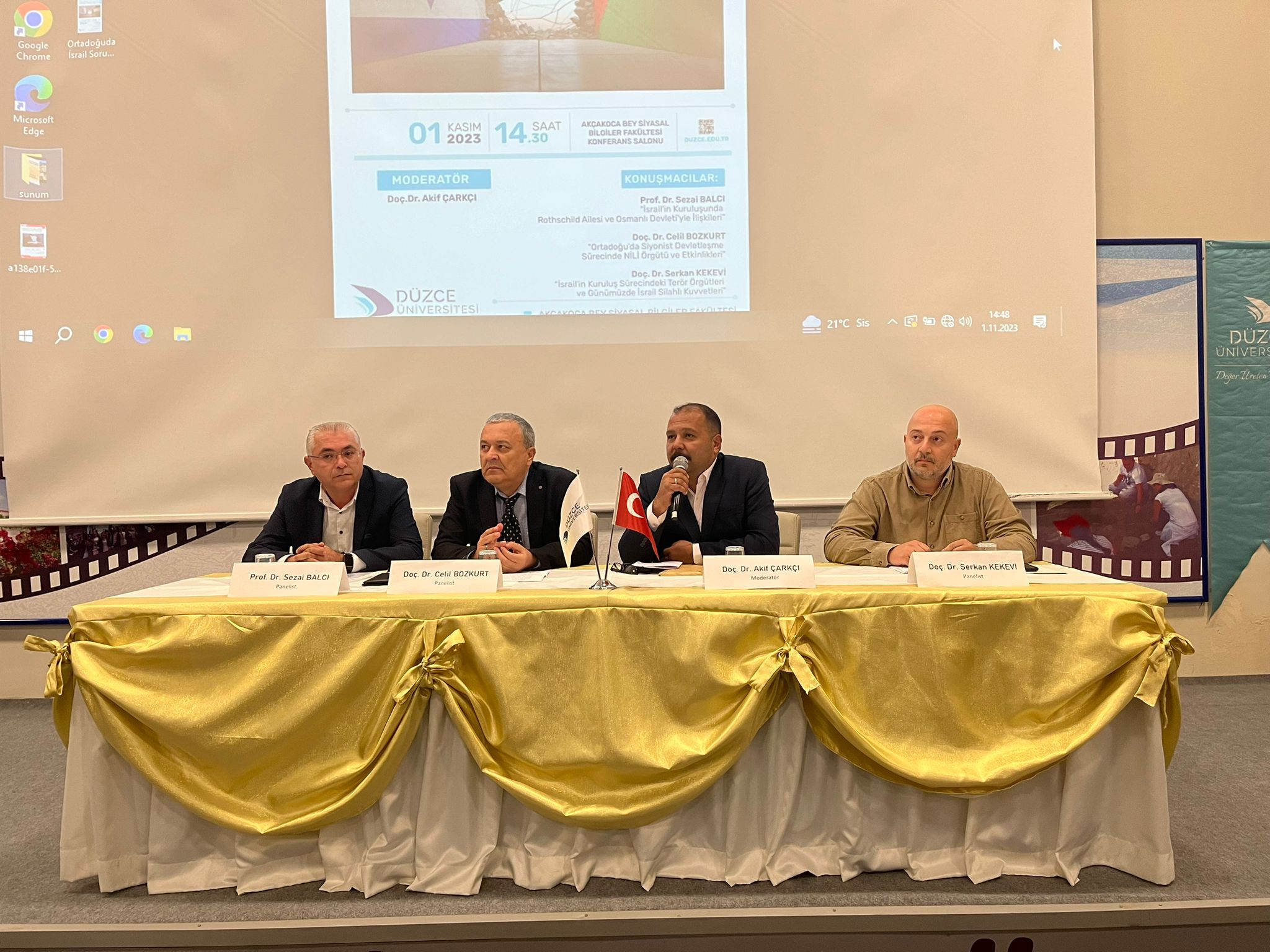 Akademi Camiasından İsrail Deklarasyonu