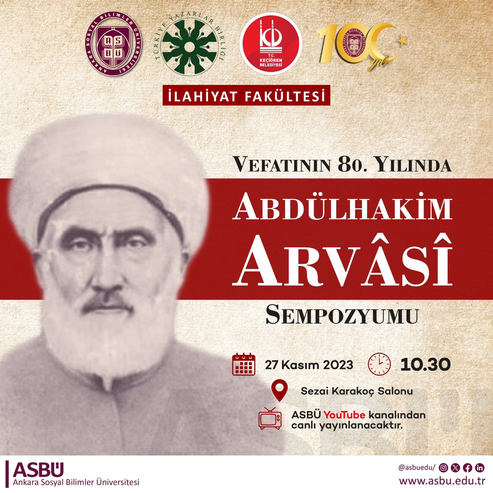 Abdülhakim Arvasi sempozyumu başladı