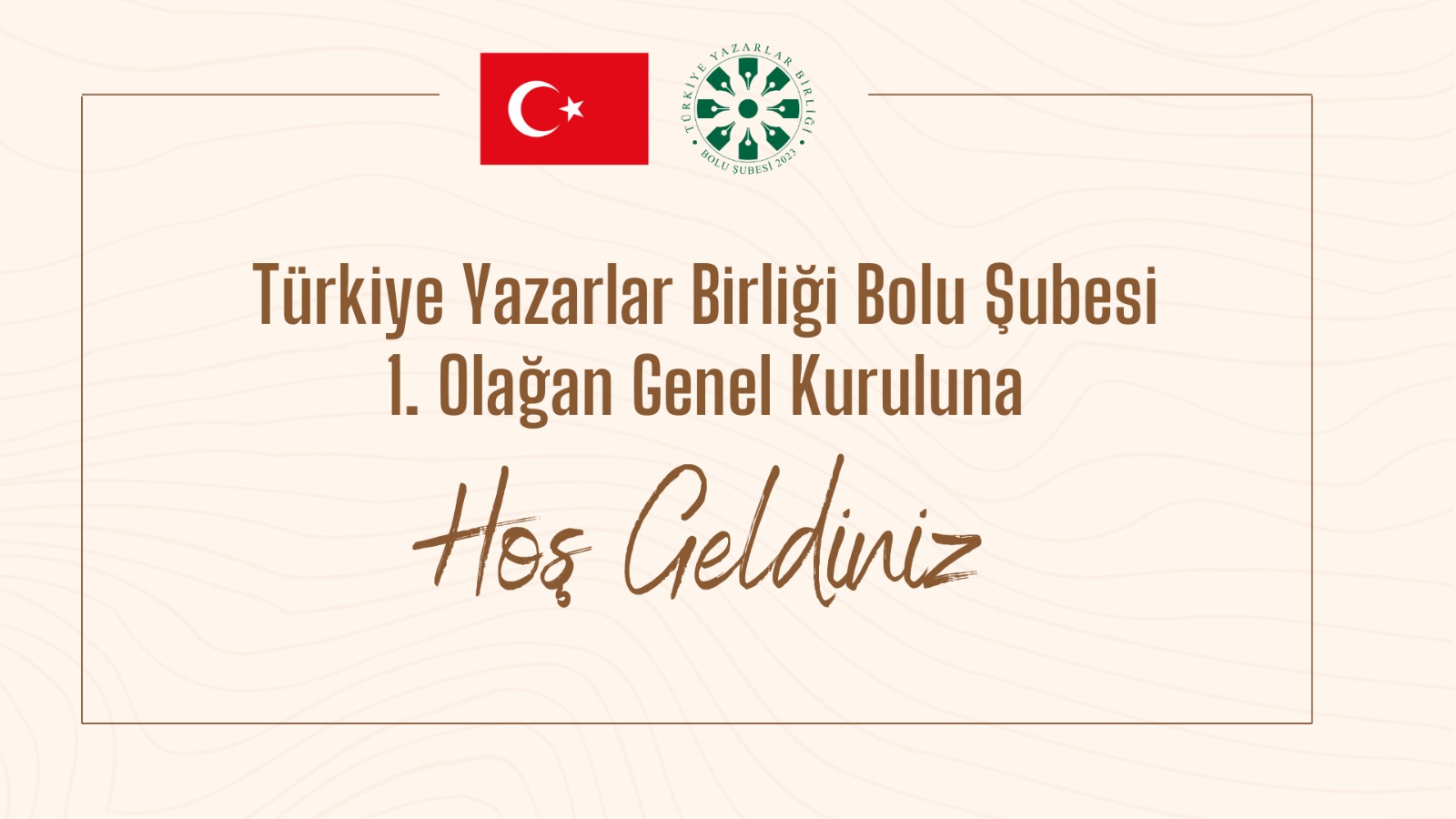 Türkiye Yazarlar Birliği Bolu Şubesi 1. Olağan Genel Kurulu Yapıldı