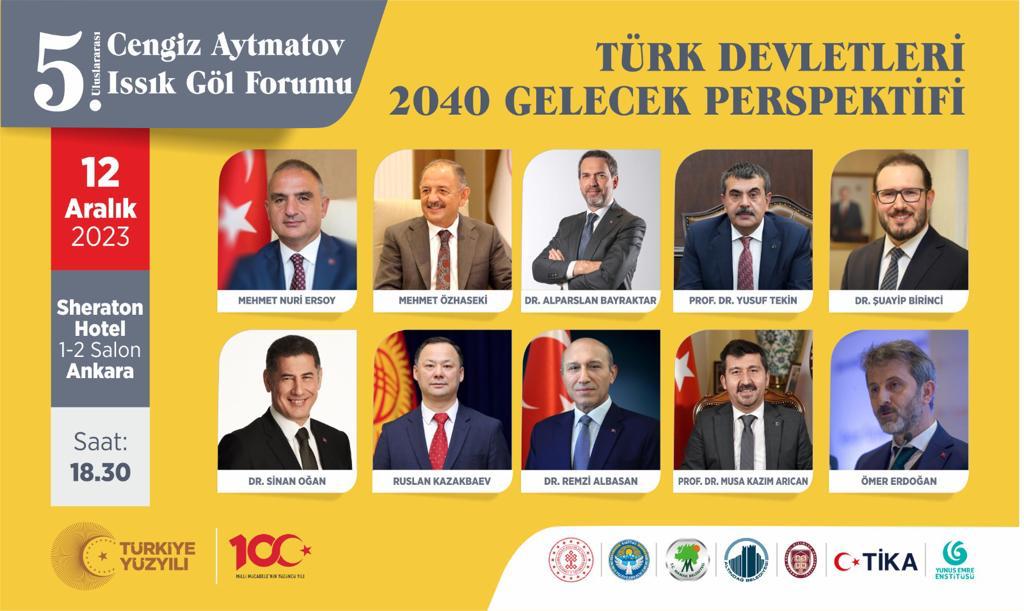 TYB Başkanı Arıcan 5. Cengiz Aytmatov Uluslararası Issık Göl Forumu’nda konuşacak