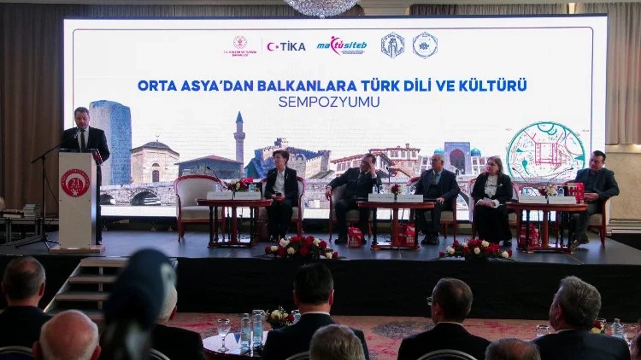 Üsküp'te "Orta Asya'dan Balkanlara Türk Dili ve Kültürü" sempozyumu