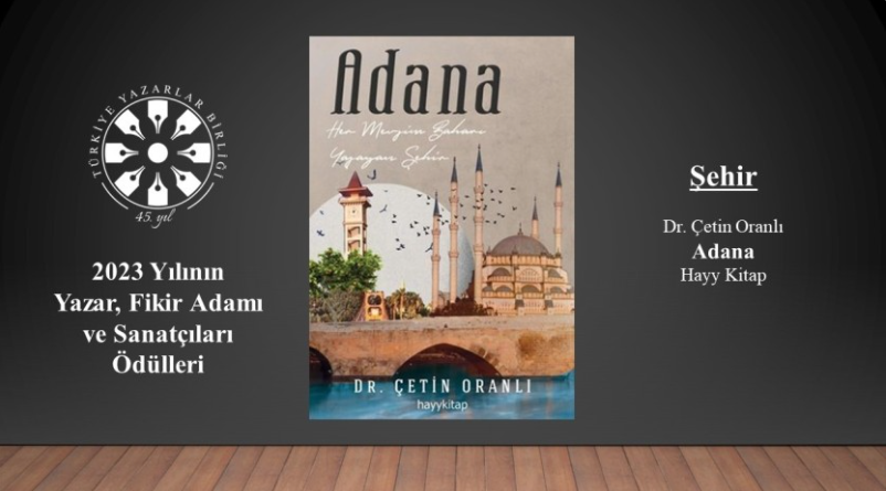 TYB’nin şehir kitabı ödülü Adana’ya