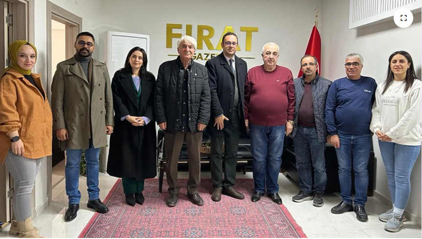 Türkiye Yazarlar Birliği Elazığ Şubesi’nden Fırat Gazetesi'ne ziyaret