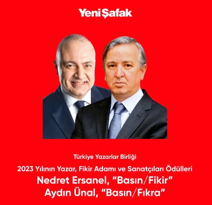 YENİ ŞAFAK VE KETEBE BİRBİRİNDEN PRESTİJLİ ÖDÜLLERE LAYIK GÖRÜLDÜ