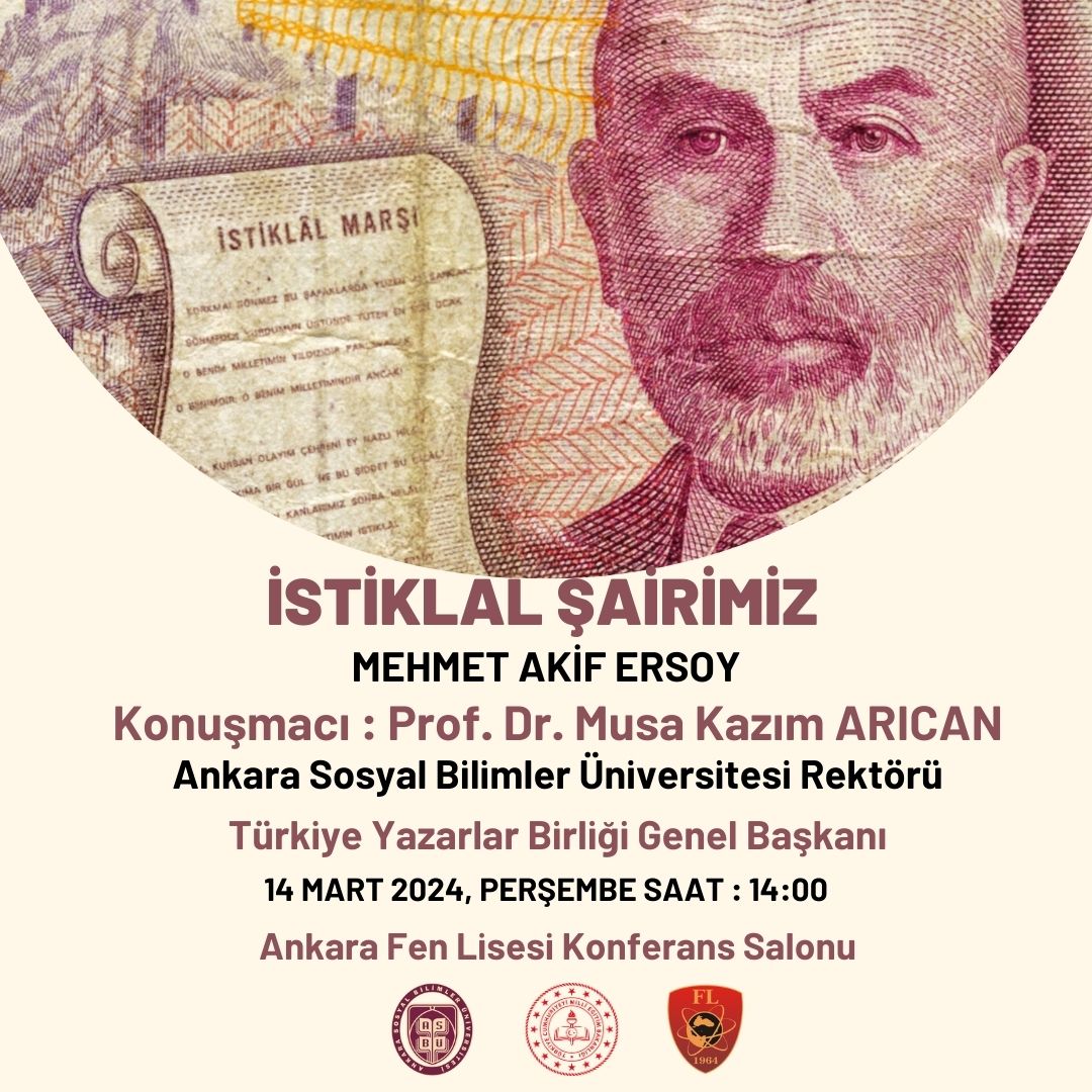 Konferans " İstiklâl Şairimiz Mehmet Âkif Ersoy "