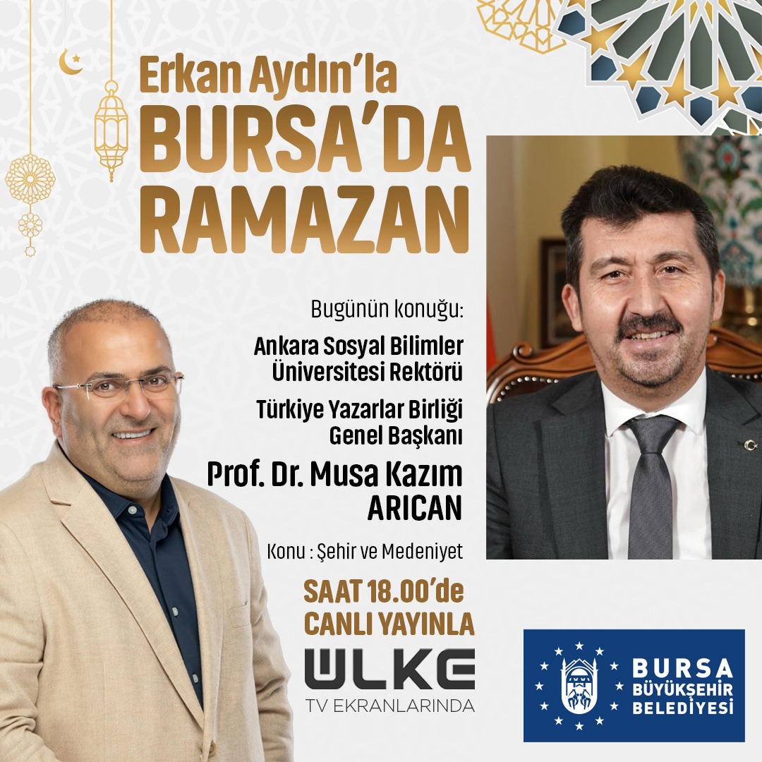 TYB Başkanı Arıcan Ülke TV de konuşacak