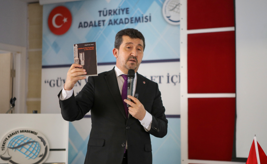 Genel Başkan Arıcan Türkiye Adalet Akademisi’nde konuştu