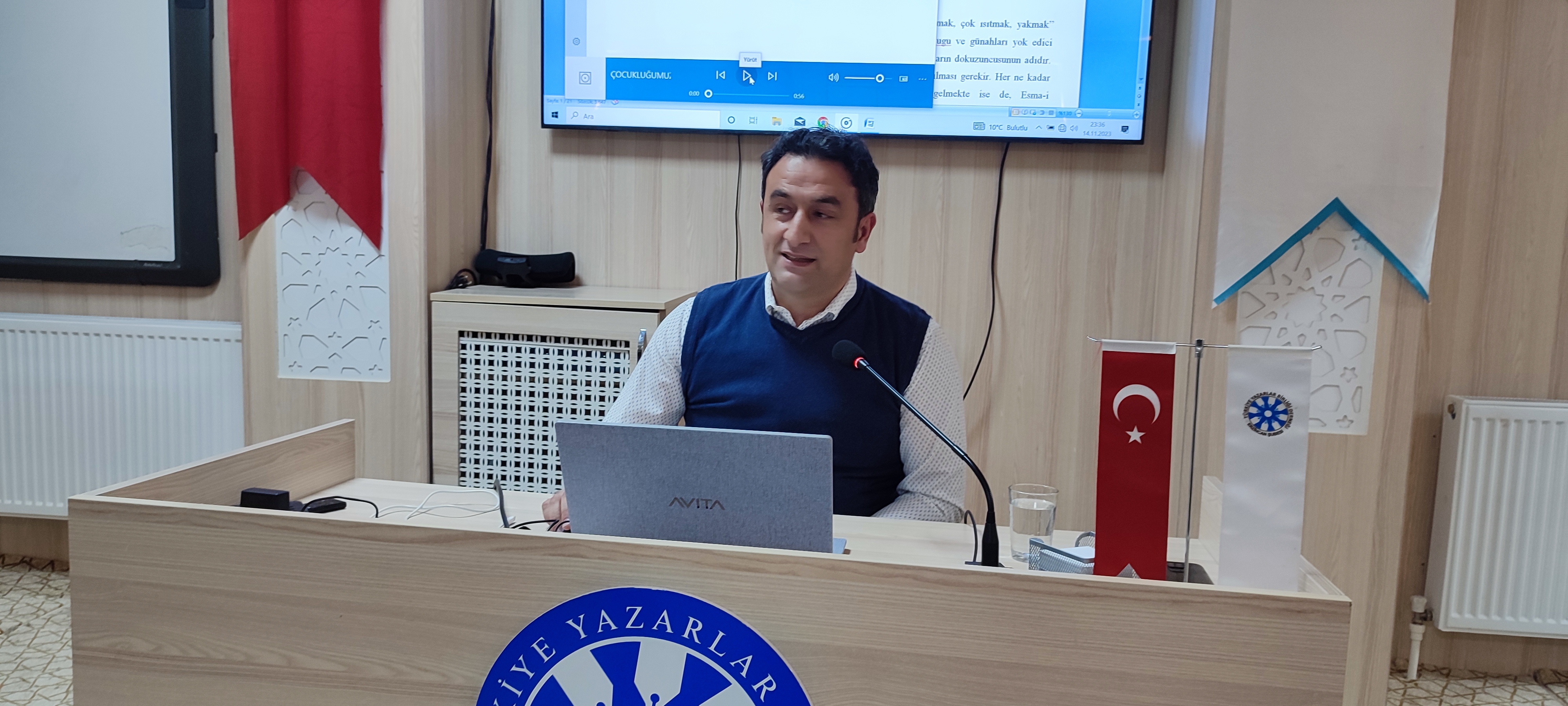 Dr. Murat Sivri  Yazarlar Birliği Erzincan Şubesinde Konuştu :Osmanlıda Ramazan bir Başka