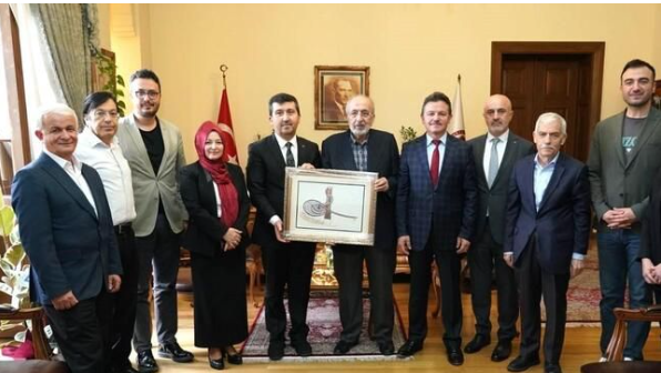 TYB Yönetim Kurulu Üyeleri Rektör Arıcan’ı ziyaret etti