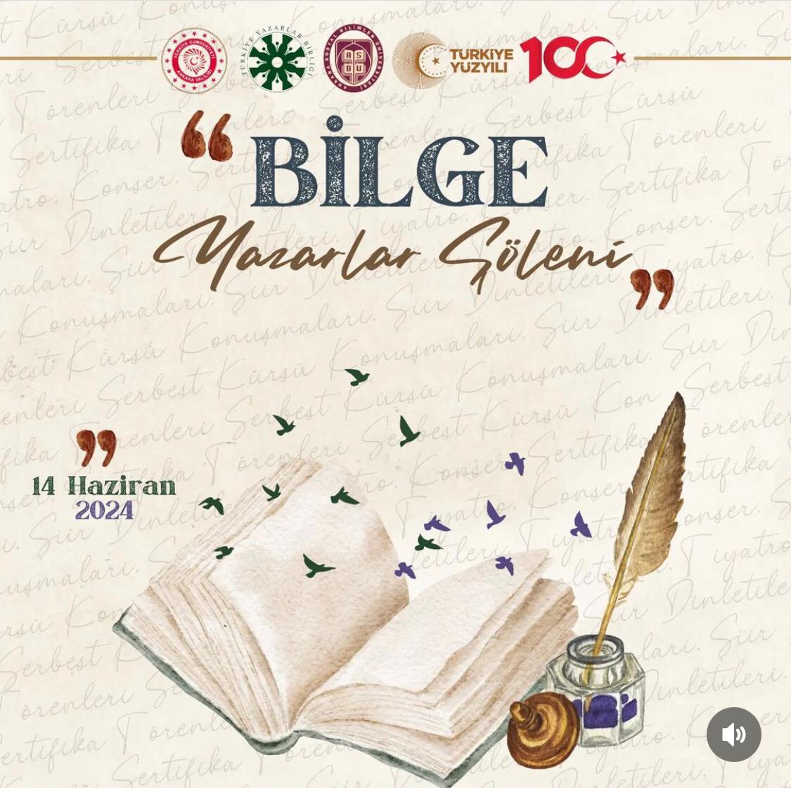 Bilge yazarlar şölenle belgelerini alacak