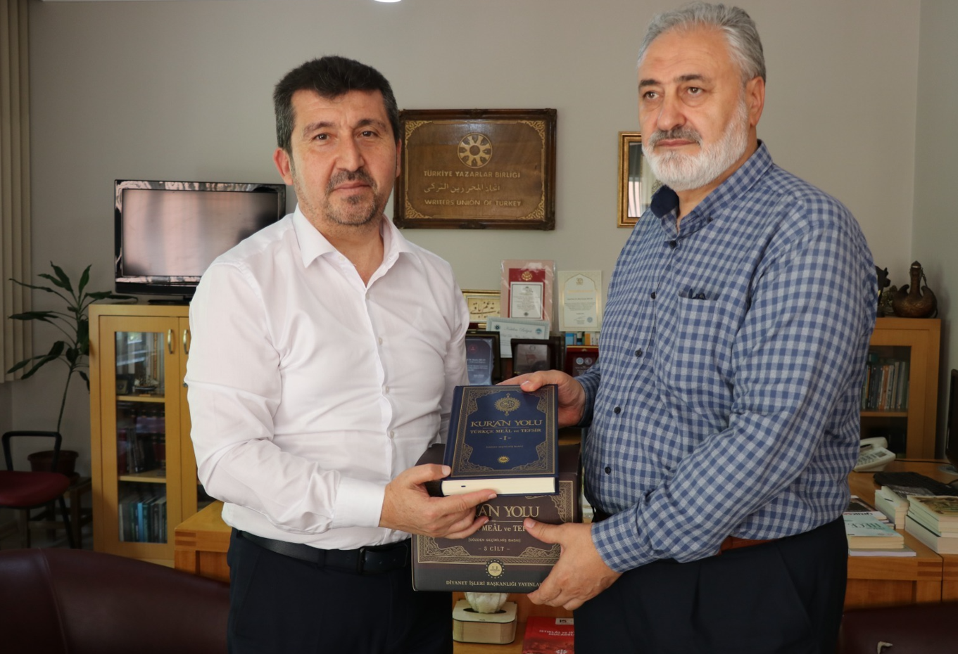 Ankara Müftüsü Çınar TYB Başkanı Arıcan’ı ziyaret etti