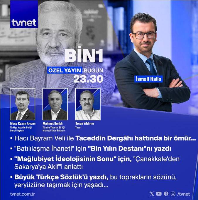 TVNET'te D. Mehmet Doğan Konuşulacak