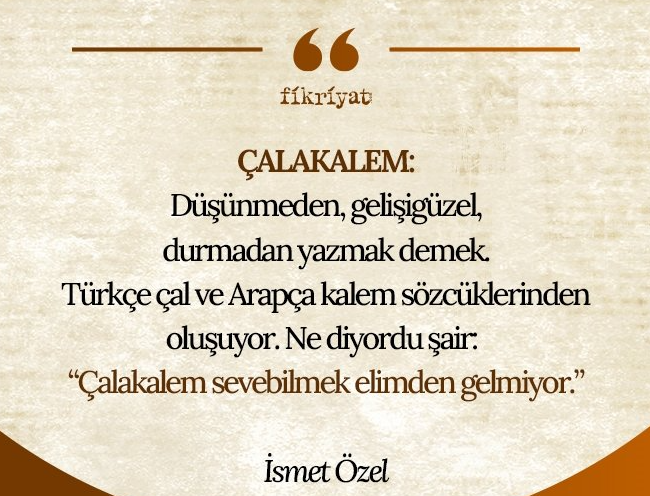 Sözün başladığı yer: Kelime