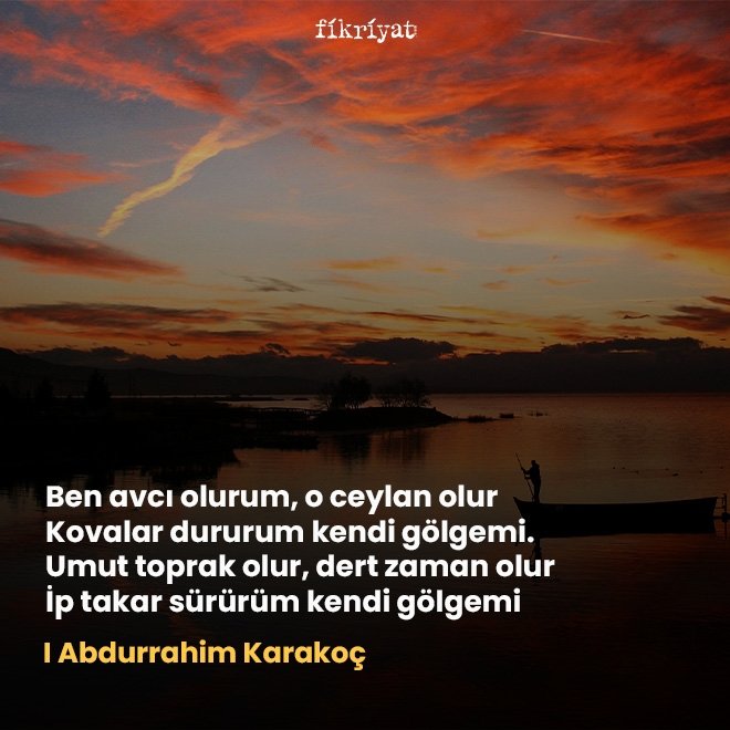 Abdurrahim Karakoç'un kaleminden unutulmaz şiirler
