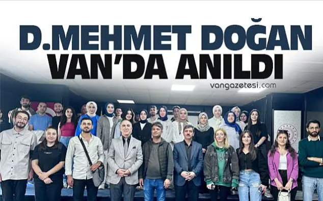D. Mehmet Doğan Van'da anıldı