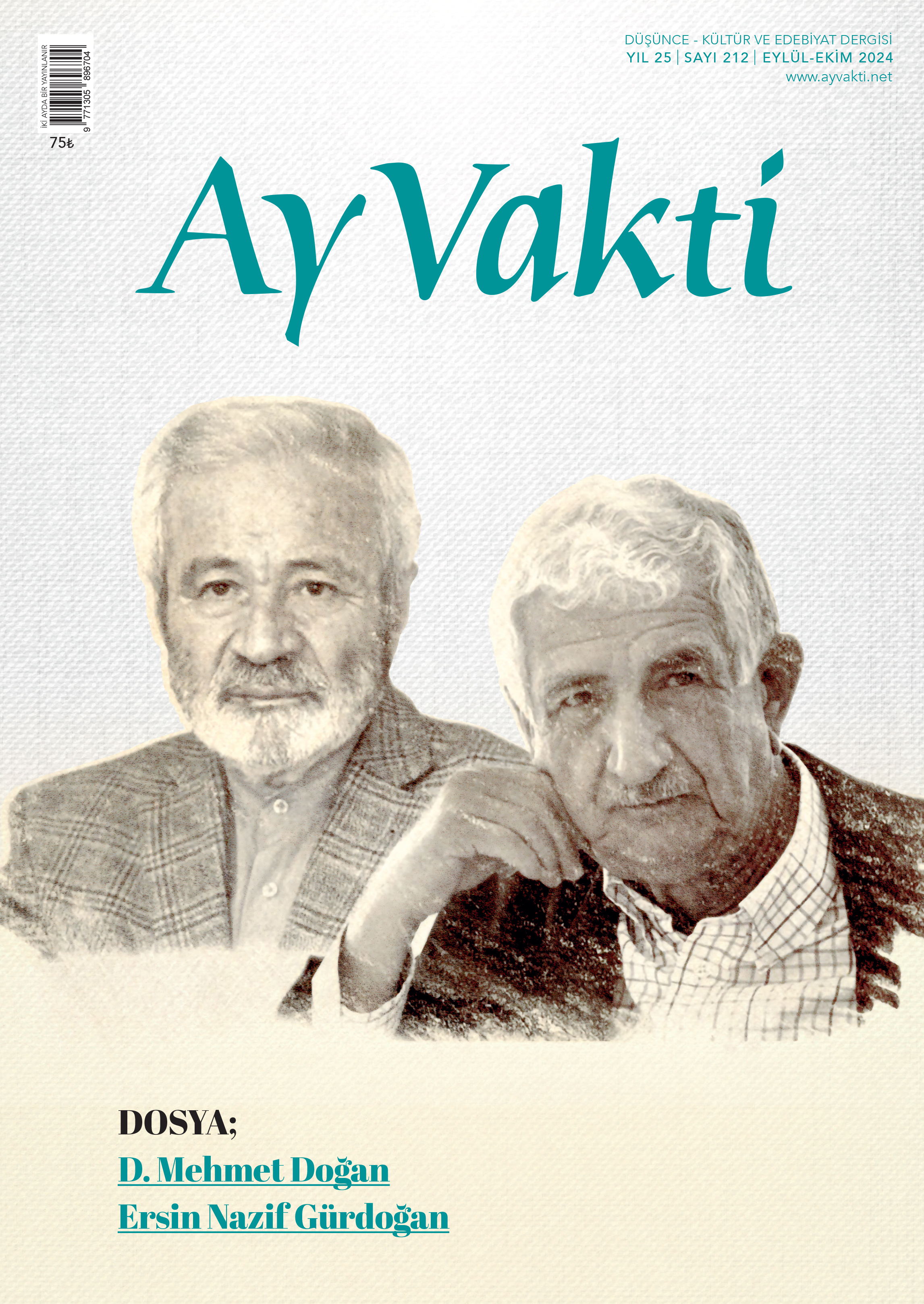 Ay Vakti’nden Vefa Sayısı…