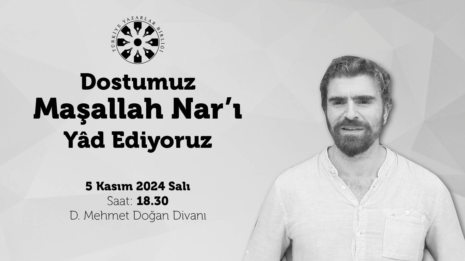 Maşallah Nar TYB’de anılacak