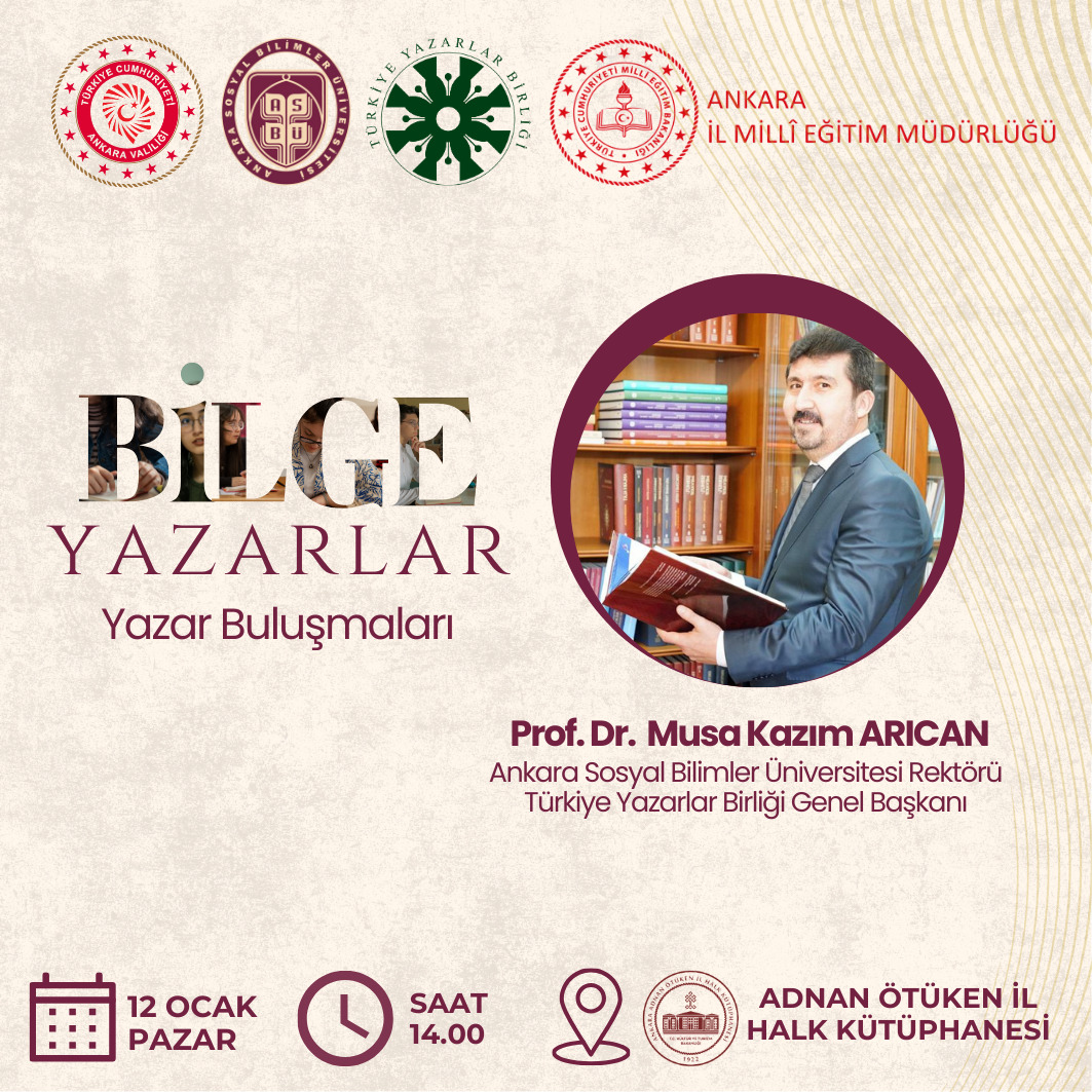 Genel Başkan Arıcan felsefe ve edebiyat ilişkisini anlatacak