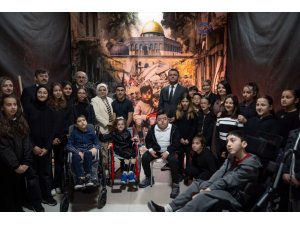 Gazze’yi Unutmayan Özel Çocuklardan “Özel Sergi”