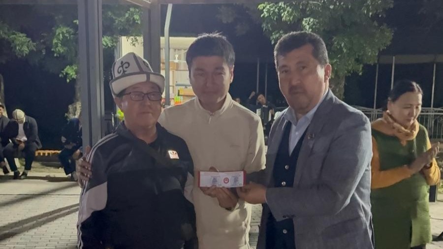 Kırgız Yazarlar Birliğinden Arıcan’a fahri üyelik verildi