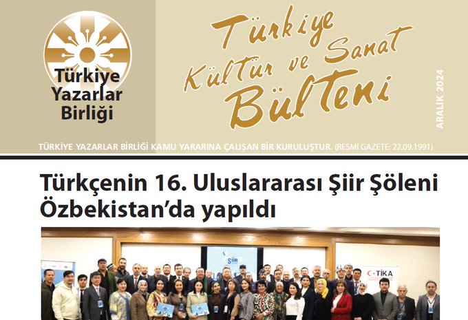 TYB 2024 Aralık Bülteni yayınlandı