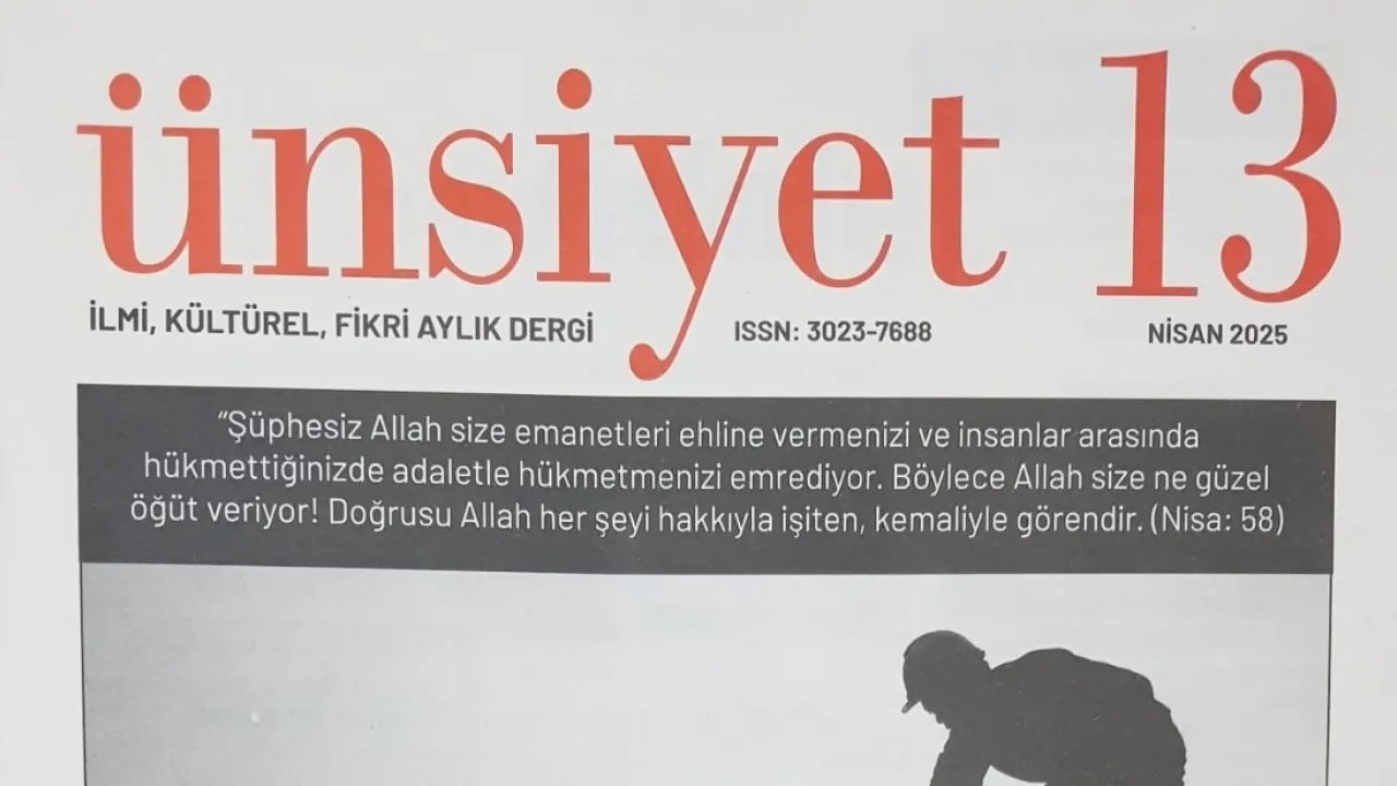 Ünsiyet Dergisi 13. Sayıya Ulaştı