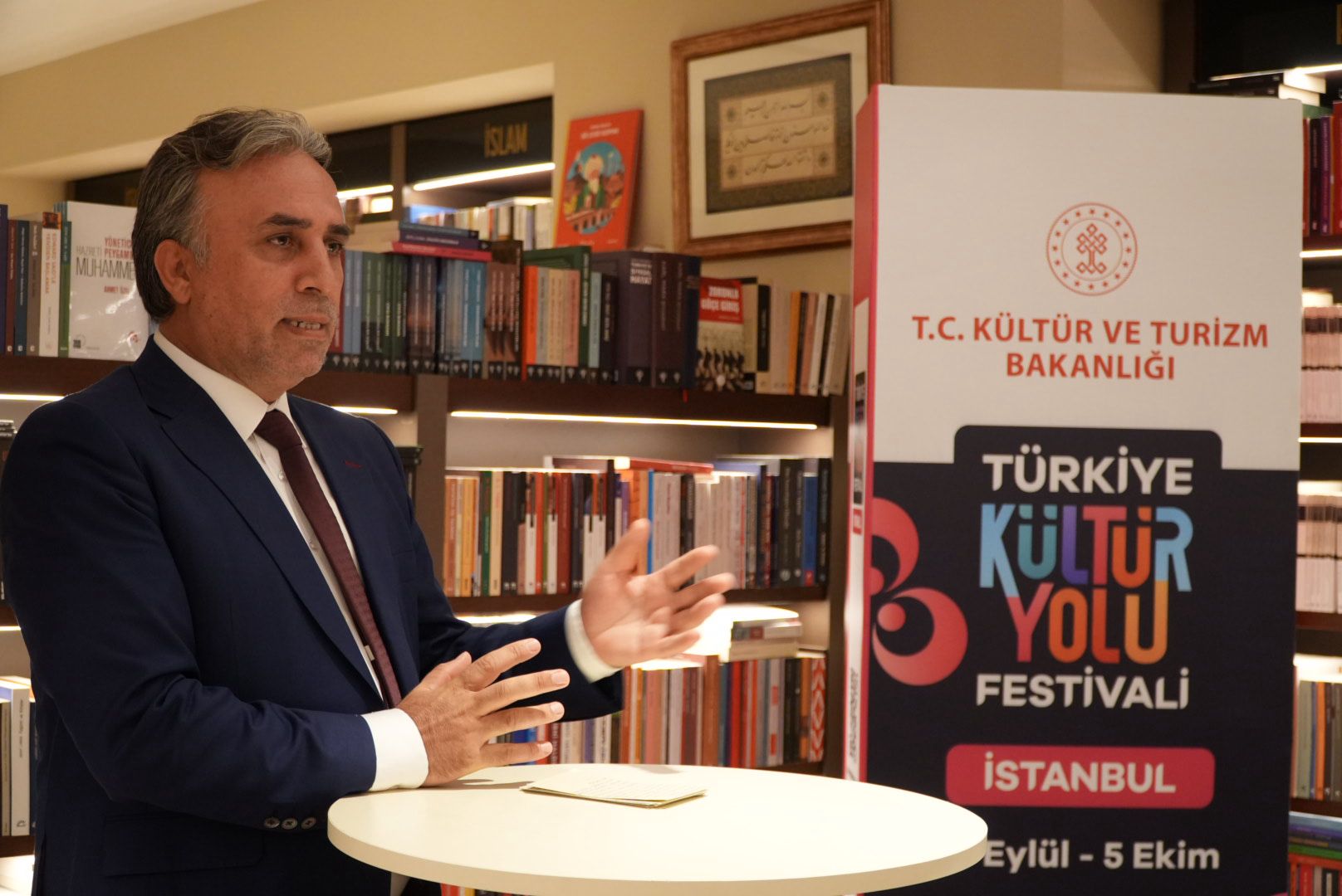 Mahmut Bıyıklı Kültür Yolu Festivali’nde Konuştu