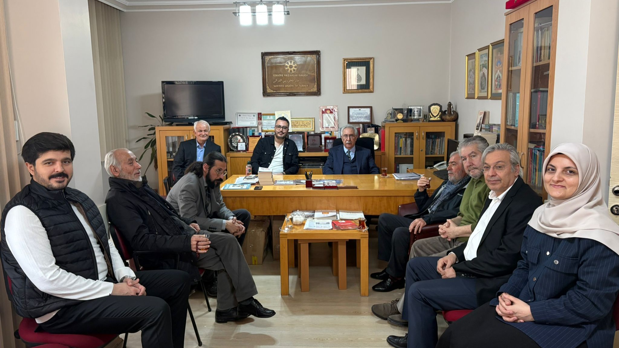 TYB'de Bayramlaşma Genel Merkezde Yapıldı