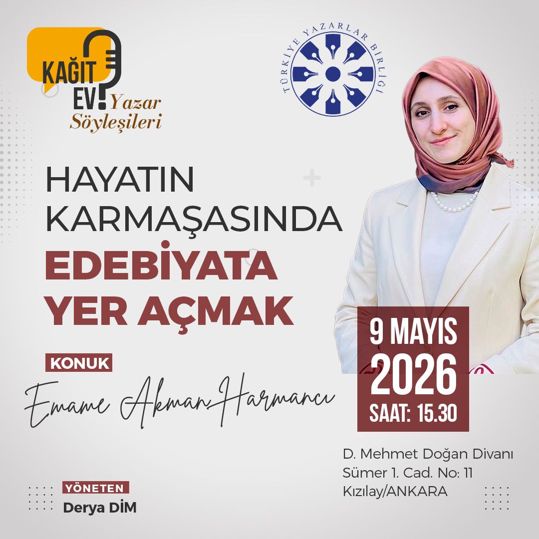 TYB’de edebiyatın iyileştirici gücü konuşulacak