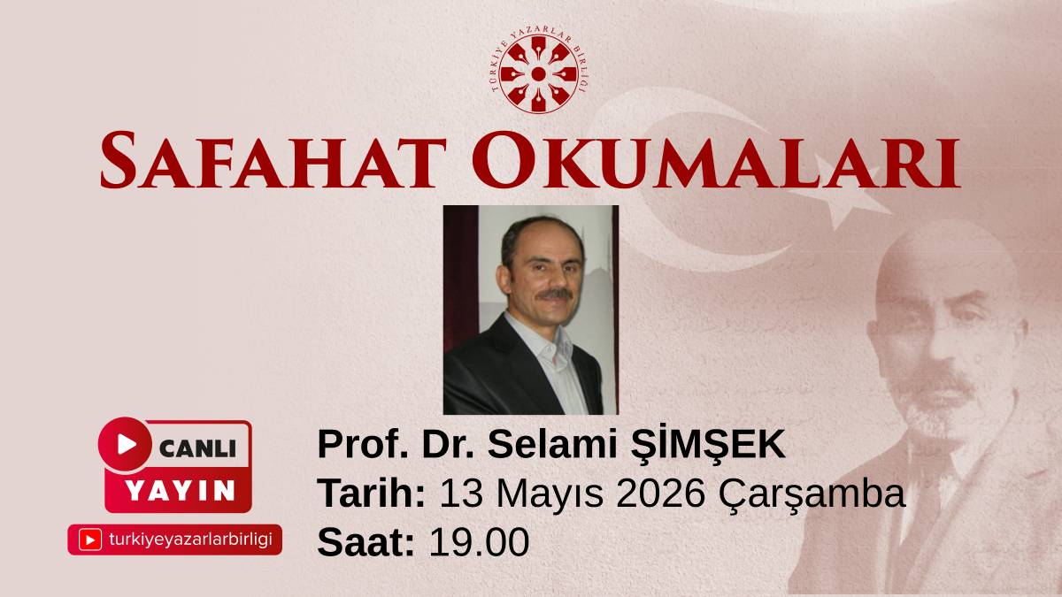 Safahat Okumaları Prof. Dr. Selami Şimşek ile Devam Ediyor