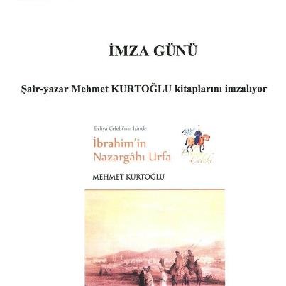 TYB Ankara Şube Başkanı Mehmet Kurtoğlu'nun imza günü yarın 14.00'te Ankara Kitap Fuarında