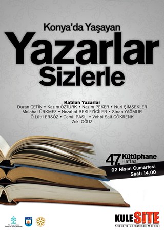 TYB Konya Şubesi'nden Yazarlar Buluşması