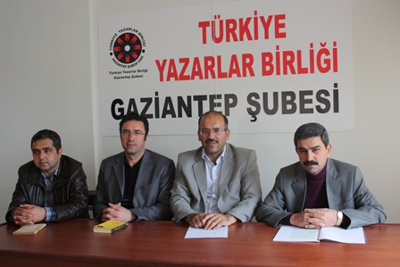 Türkiye Yazarlar Birliği (TYB) Gaziantep Şubesi’nden bir etkinlik daha!