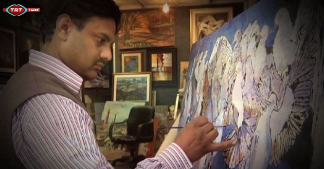 Pakistan'da farklı bir sanat sokağı Lok Virsa