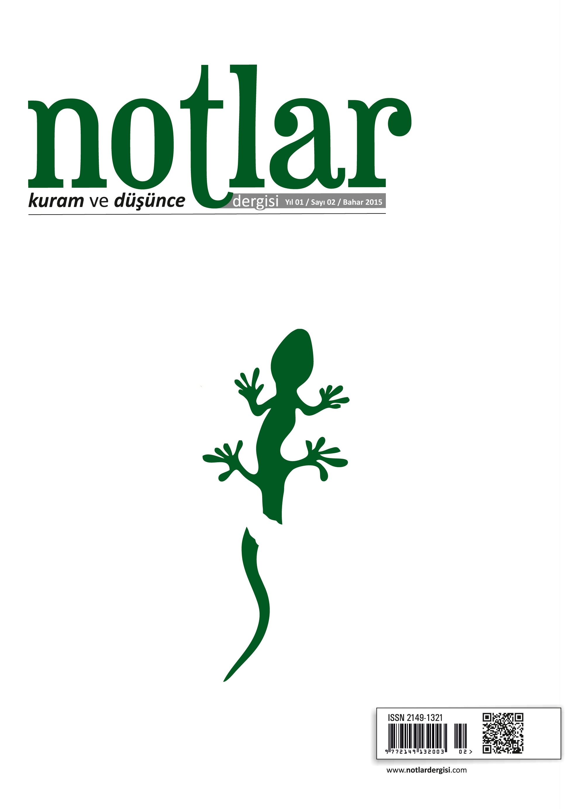 Kuram ve Düşünce Dergisi Notlar'ın İkinci Sayısı Çıktı