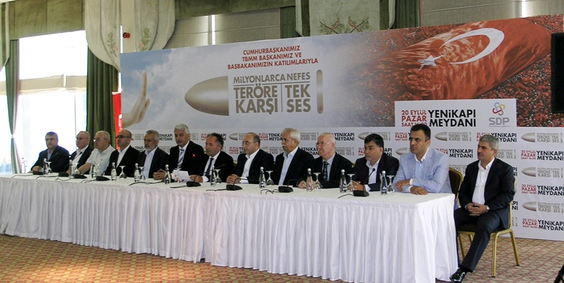 "Milyonlarca Nefes, Teröre Karşı Tek Nefes"