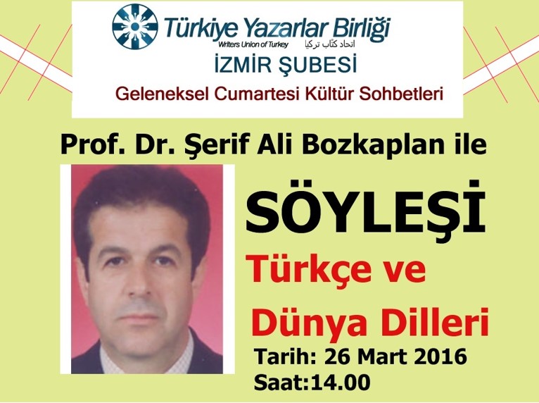 TYB İzmir Şubesi'nde Bu Hafta