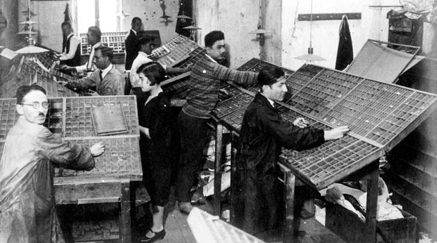 Gutenberg'dir pîrimiz, üstadımız!