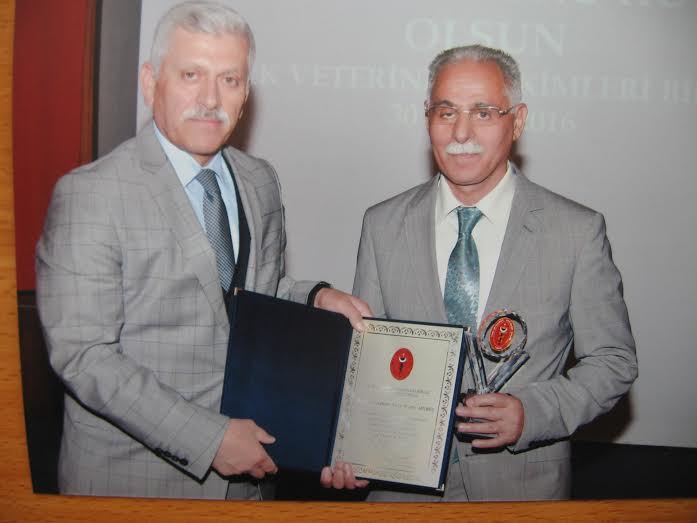 Mahir Adıbeş'e “2016 Yılı Hizmet Ödülü”