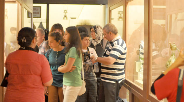 Çorum müzesinin yatılı konukları vardı