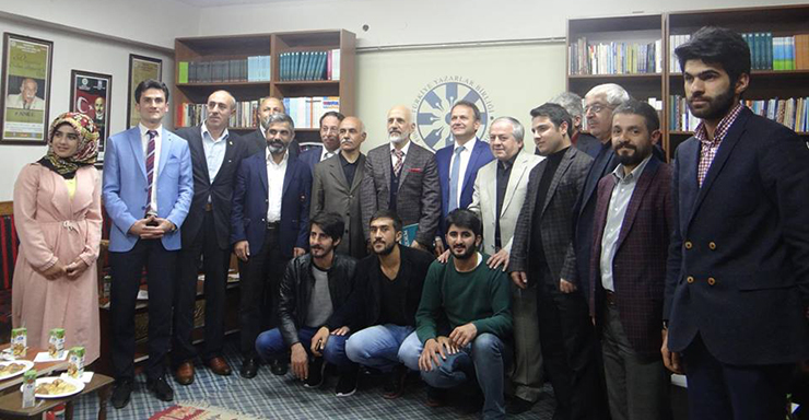 TYB Erzurum Şubesi Prof. Dr. Bahattin Türetken ve Erzurumlu iş adamı Remzi Sakaoğlu'nu konuk etti.