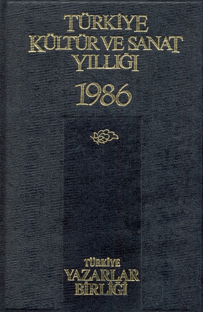 TYB Yayınları 5: 1986 yılı Kültür Sanat Yıllığı