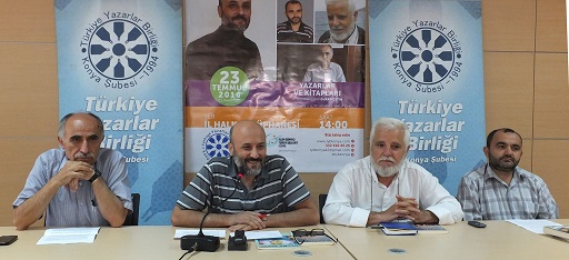 TYB Konya Şubesi’nin bu haftaki konukları ‘‘Konyalı Üç Yazar’’dı.